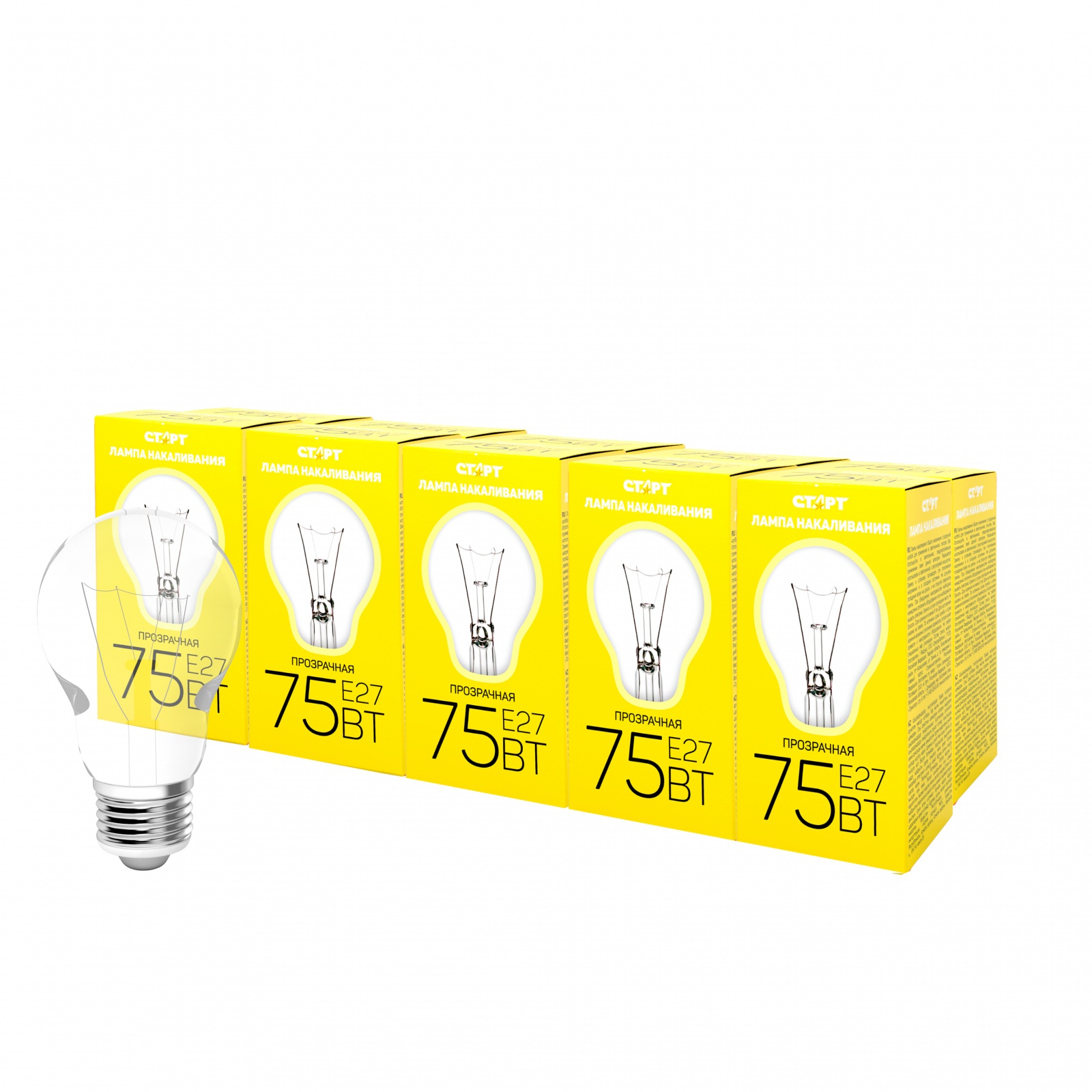 СТАРТ Б  75Вт Е27 --10