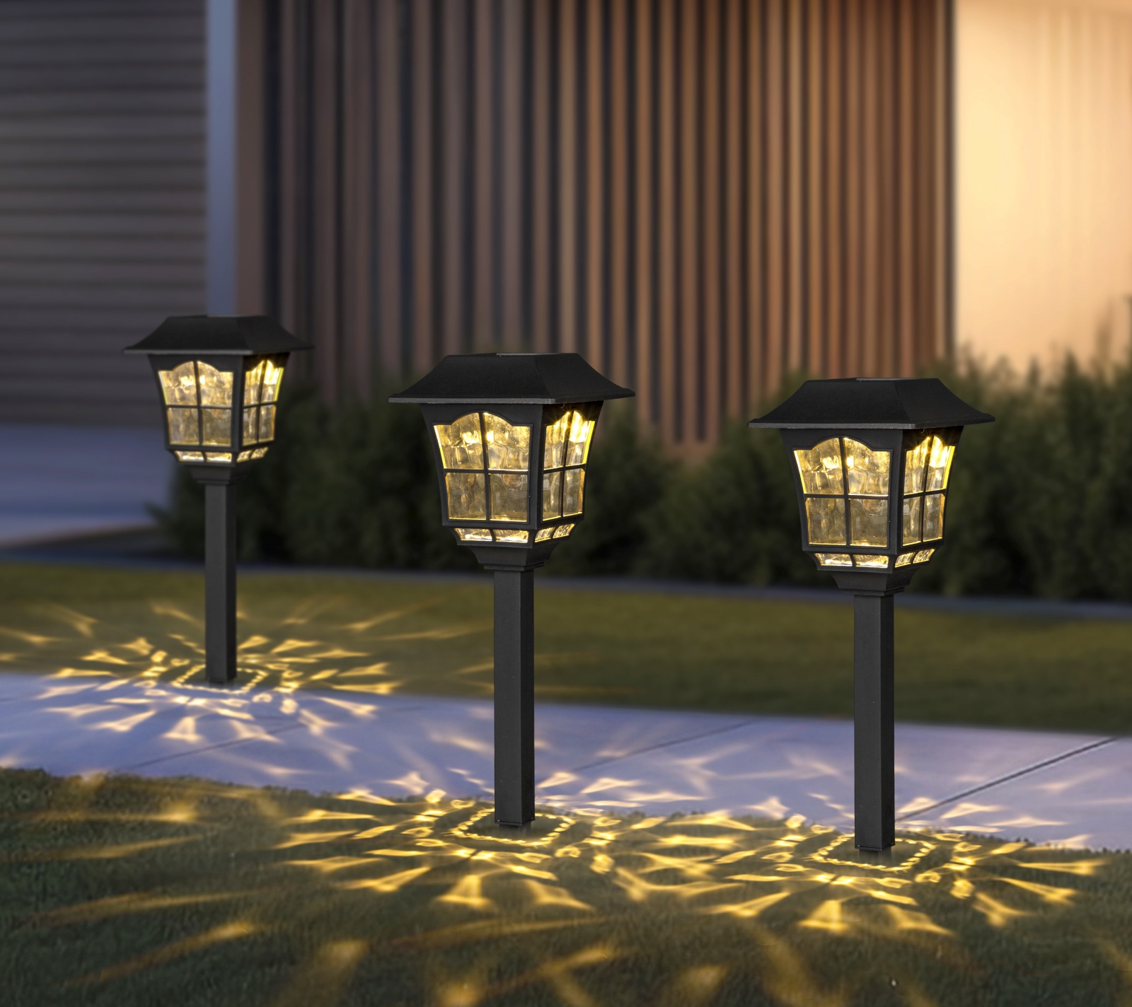 ЕГ САД 1Лед Лантерн 37 см теплый - 12