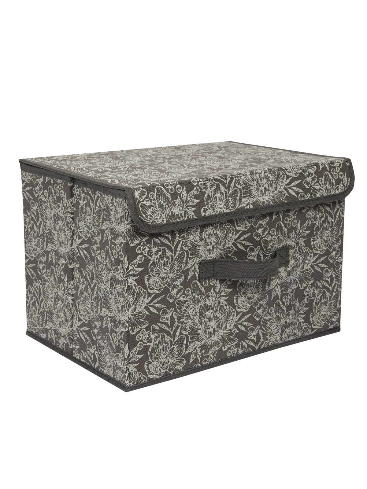 ЕГ Grey Flower Набор коробов 38х26х24,5 1 шт и 17x26x17,2 2 шт - 8