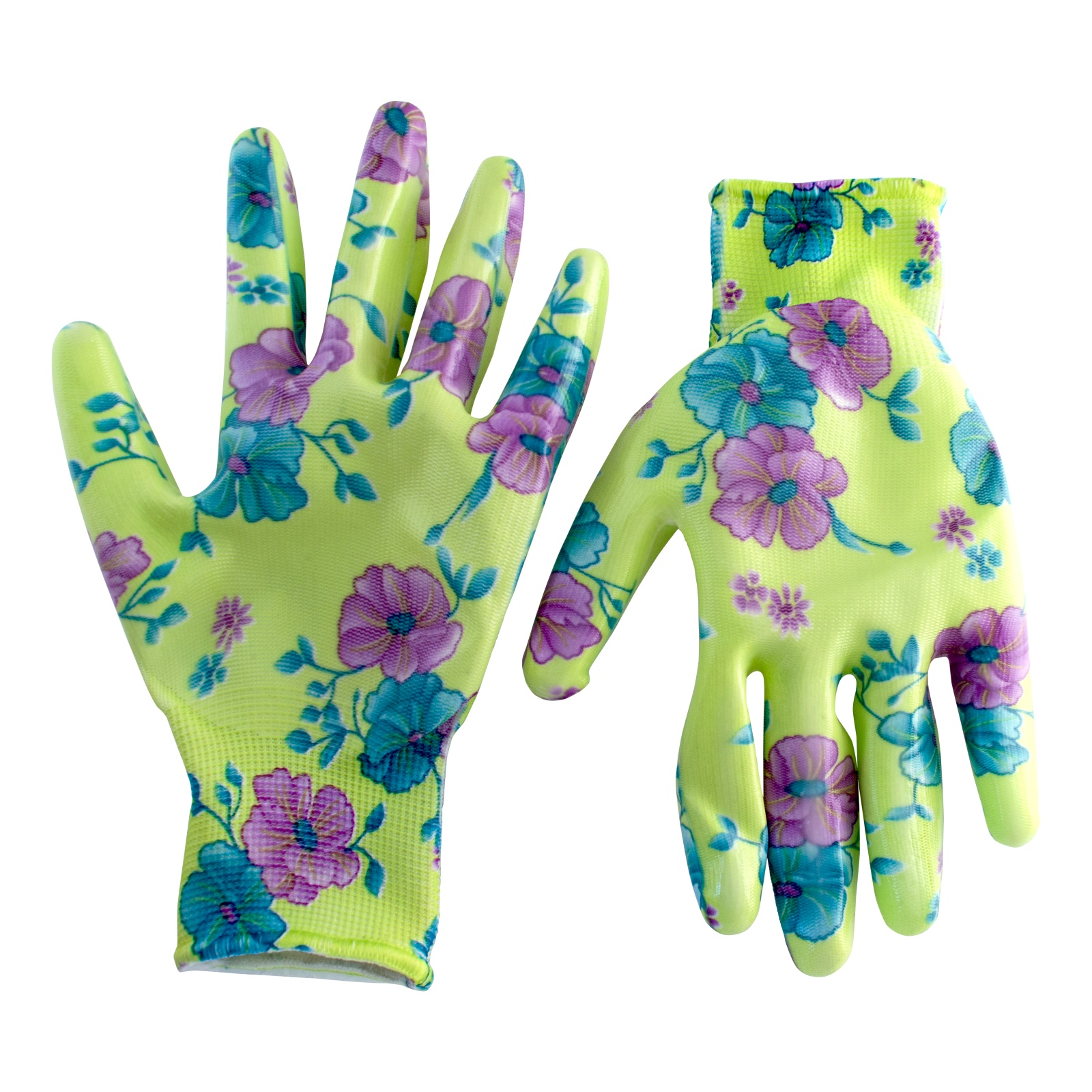 ЕГ Перчатки садовые нитрил салатовый – 12/240