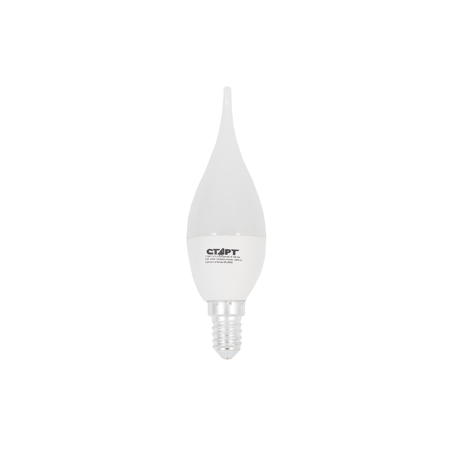 СТАРТ ECO LEDFlameE14 7W 40 10/100
