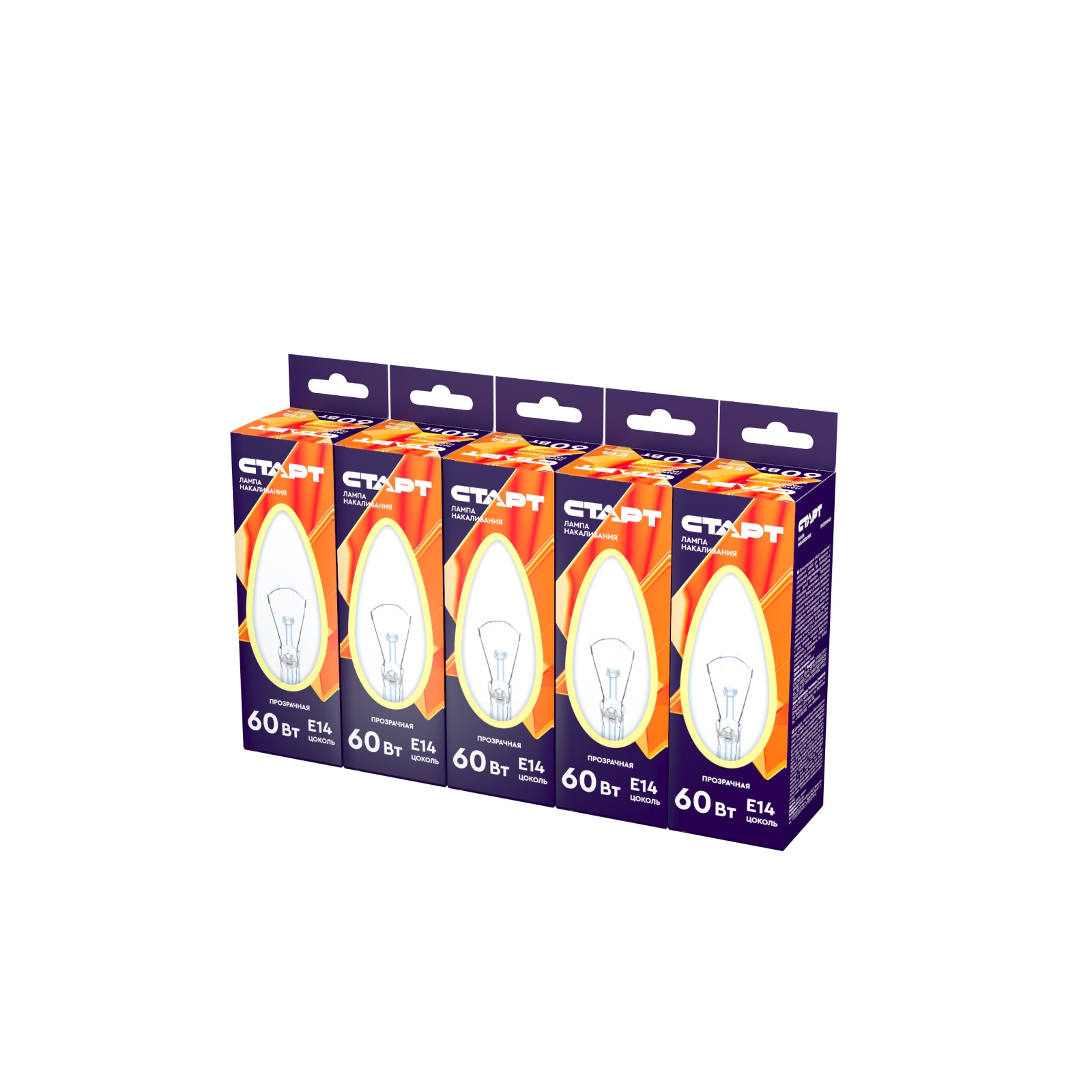 СТАРТ ДС 60Вт Е14  -100