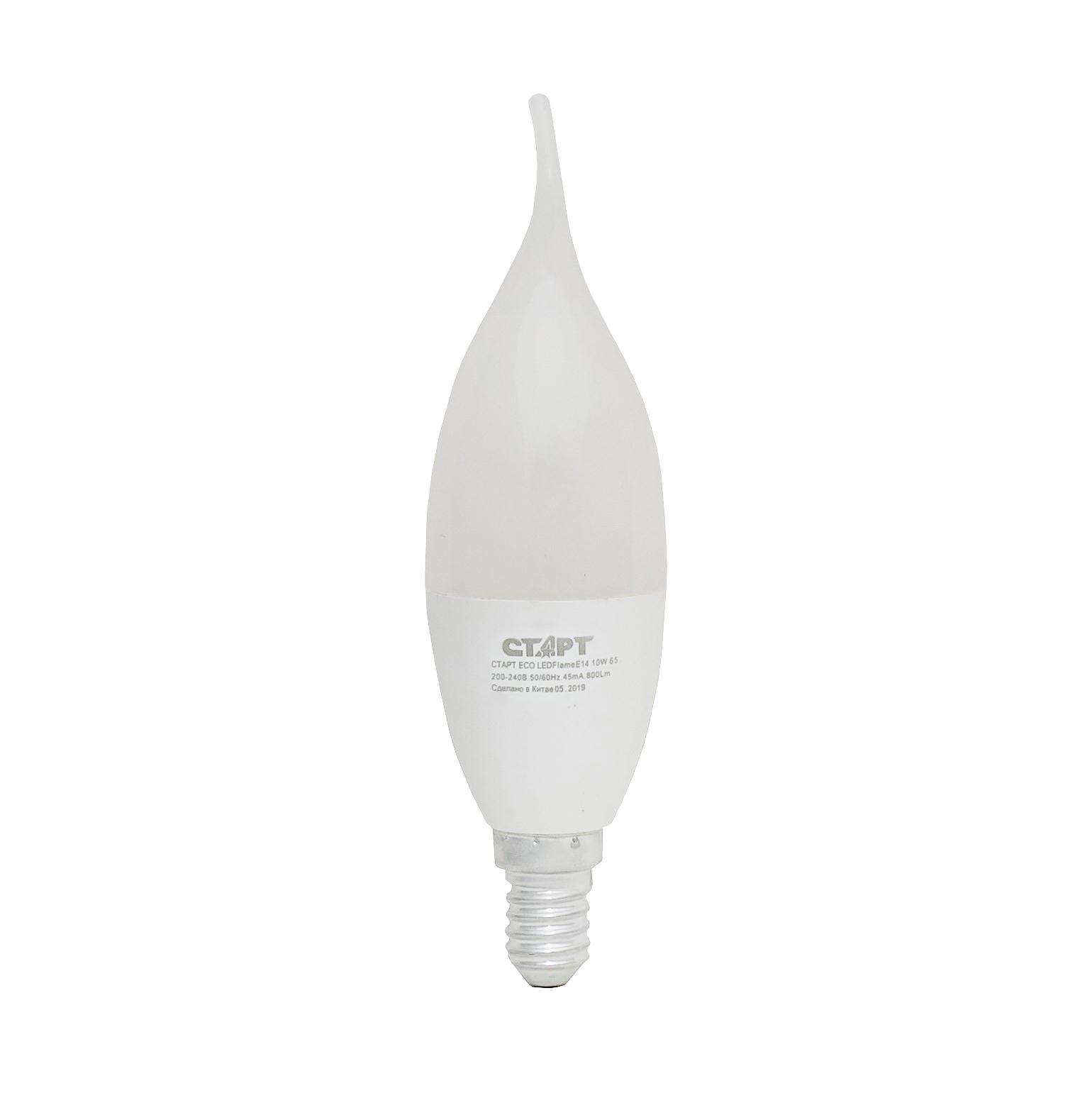 СТАРТ ECO LEDFlameE14 10W 65 10/100