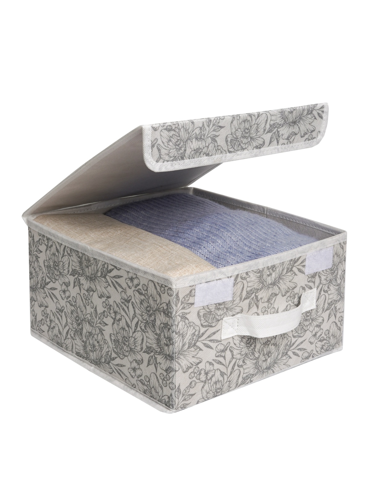 ЕГ Grey Flower Короб для хранения 28x30x16 см - 12