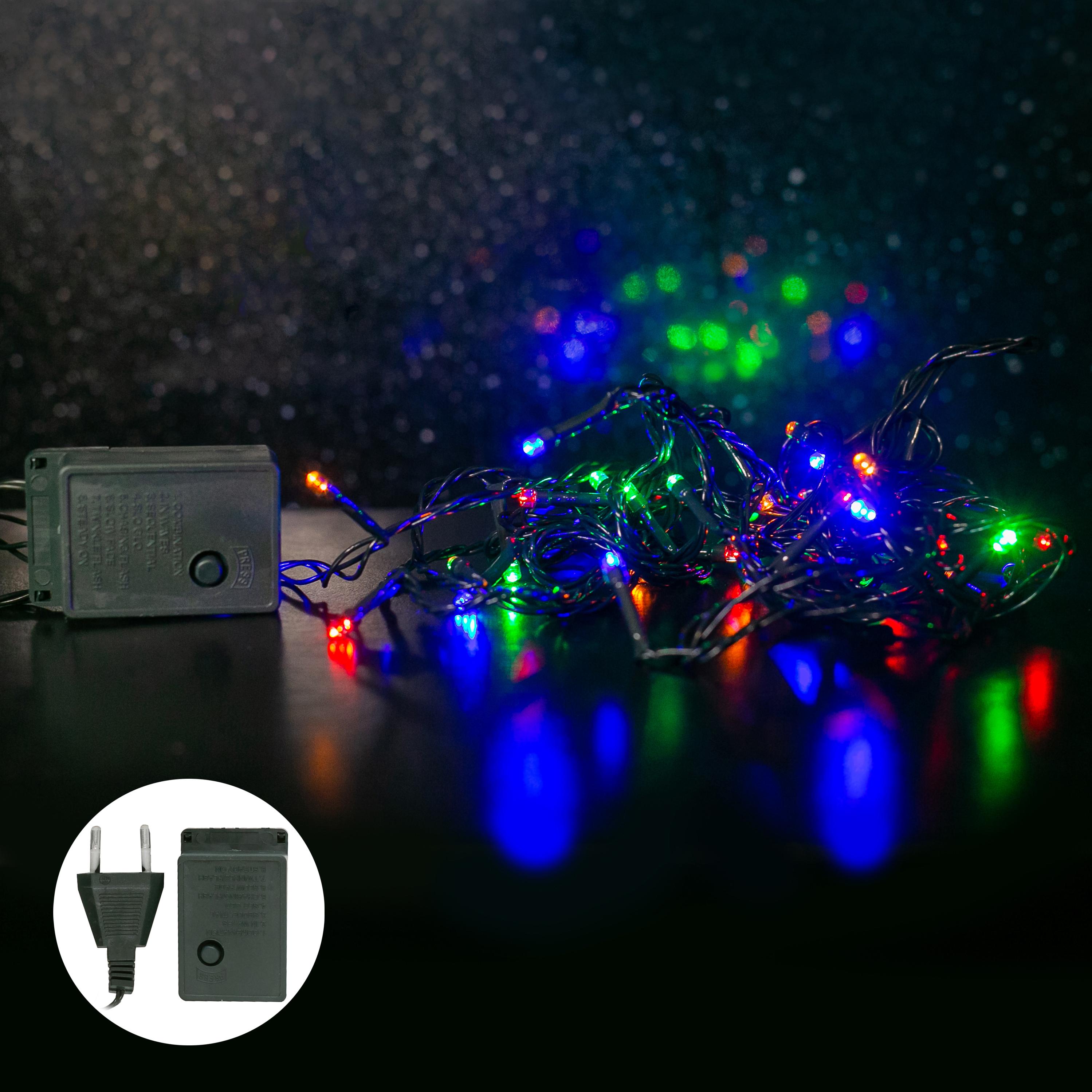 СТАРТ НГ 100Лед 220V 8 реж 4м нить --100