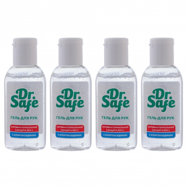 DR.SAFE набор гель д/рук Хлоргексид 60 мл OS 4/20