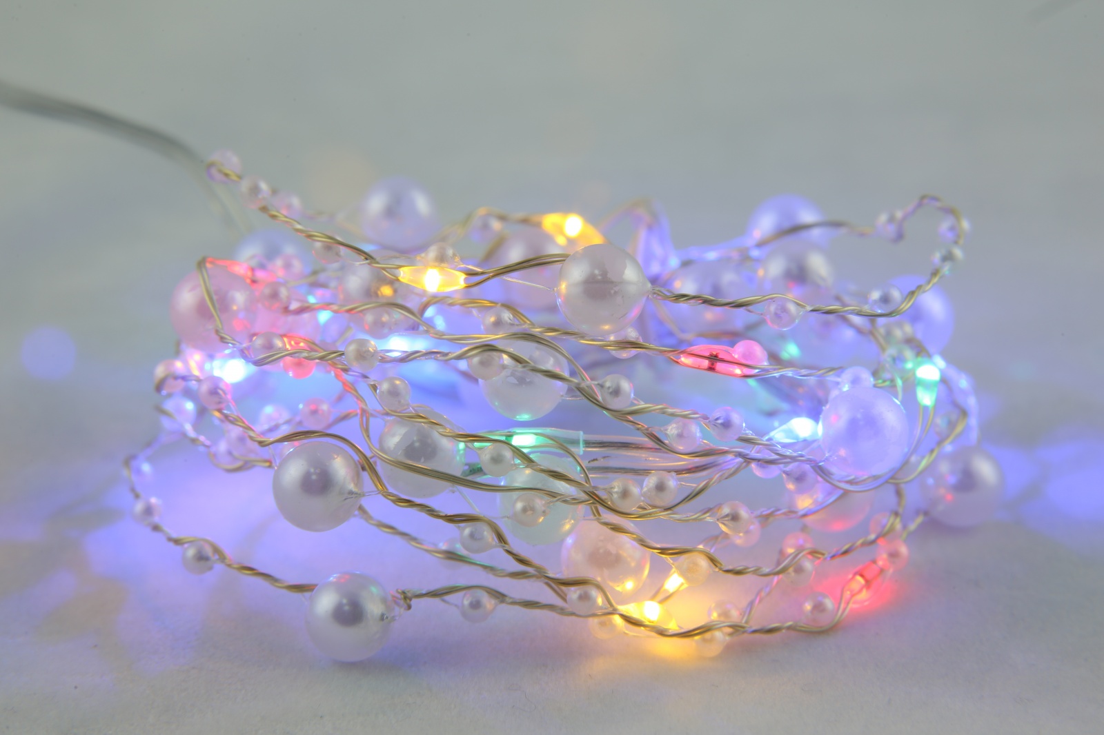 СТАРТ НГ 20 LED 8 реж 3АА 2,3 м бусы звезды 24/96