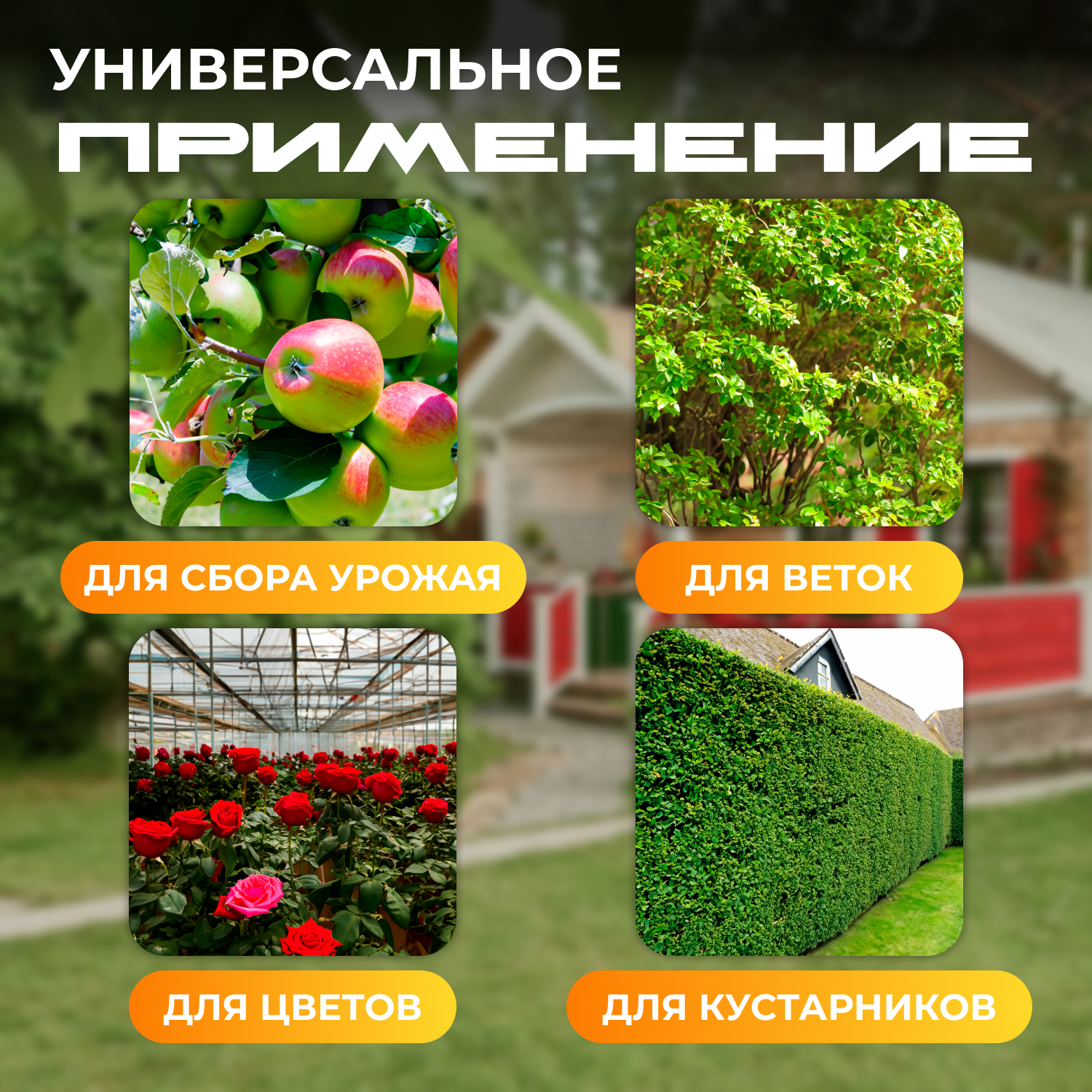 ЕГ Секатор плоскостной C50  ПВХ, пена  12/60