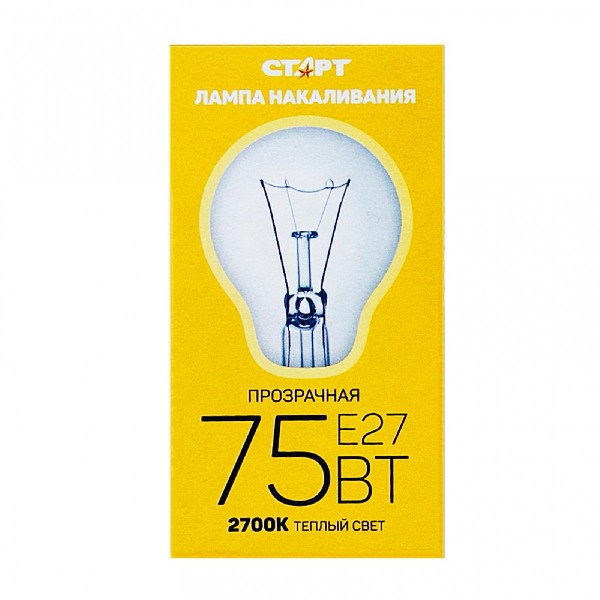 СТАРТ Б  75Вт Е27 --10