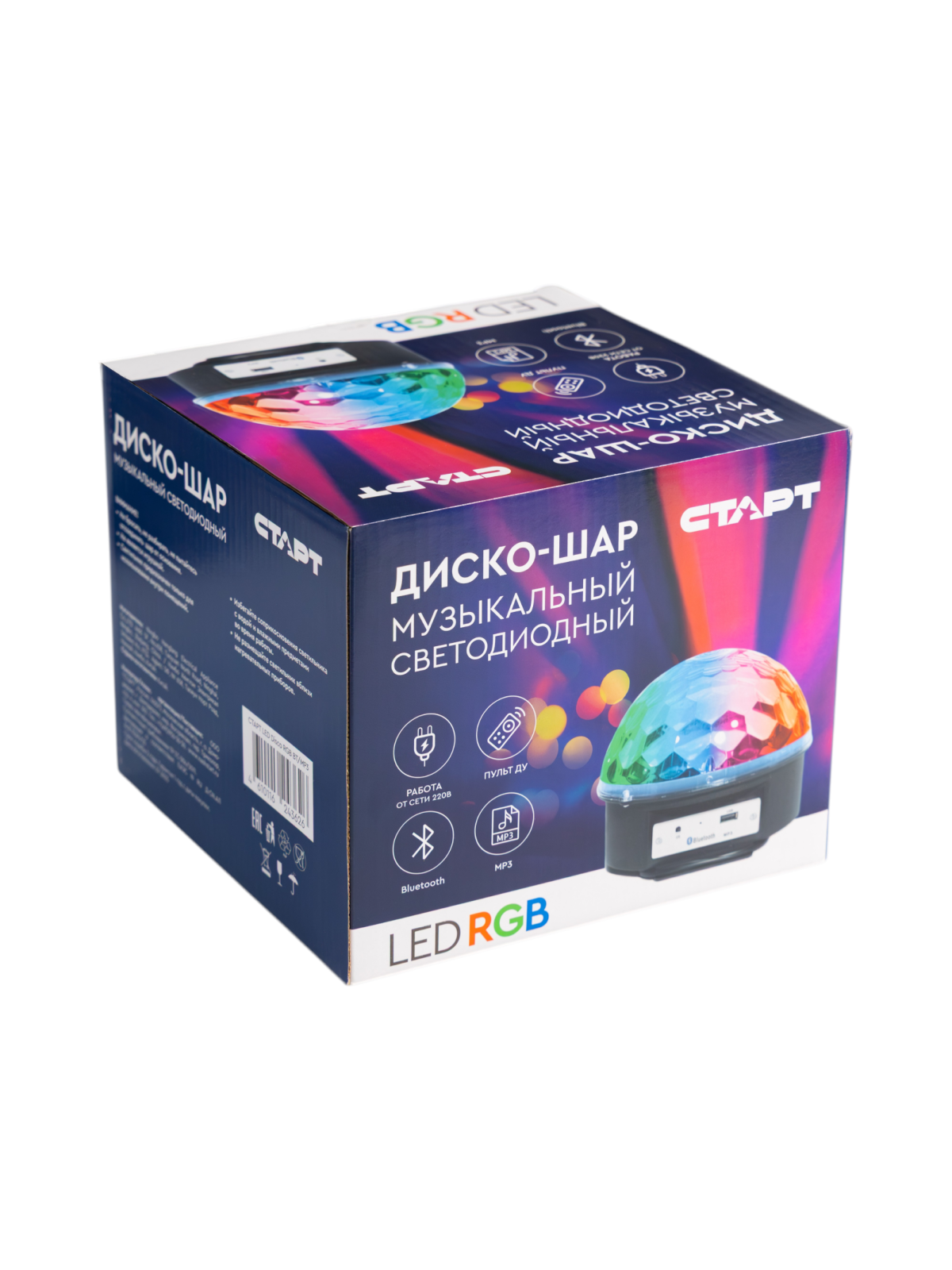 СТАРТ Лед Диско RGB BT/MP3 