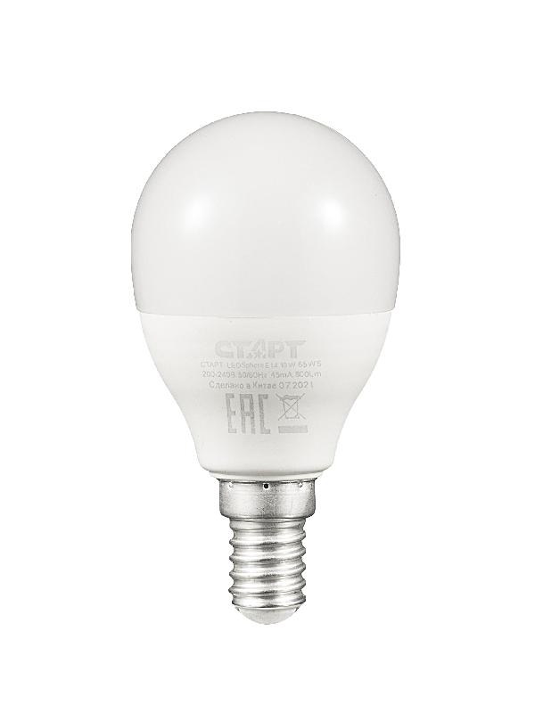 СТАРТ LEDSphereE14 10W 65  WS 10/100