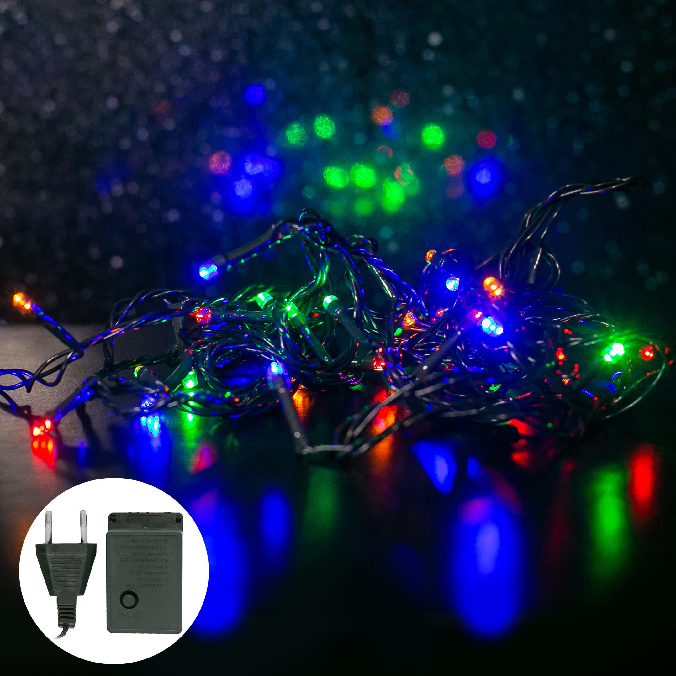 СТАРТ НГ 100Лед 220V 8 реж 4м нить --100