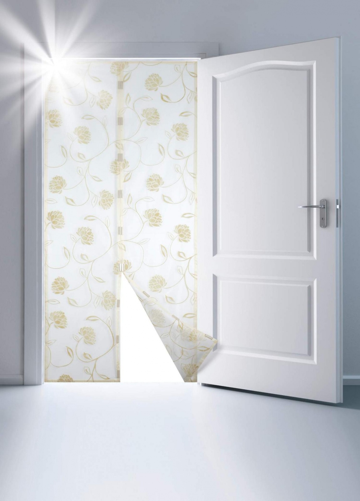 ЕГ москитная сетка Цветы флок /40