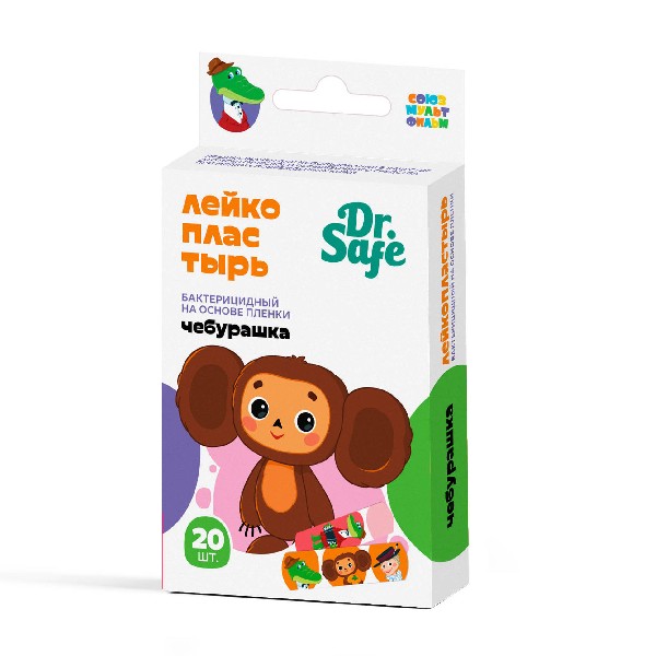 DR.SAFE Лейкопластырь №20 СМФ Чебурашка - 88