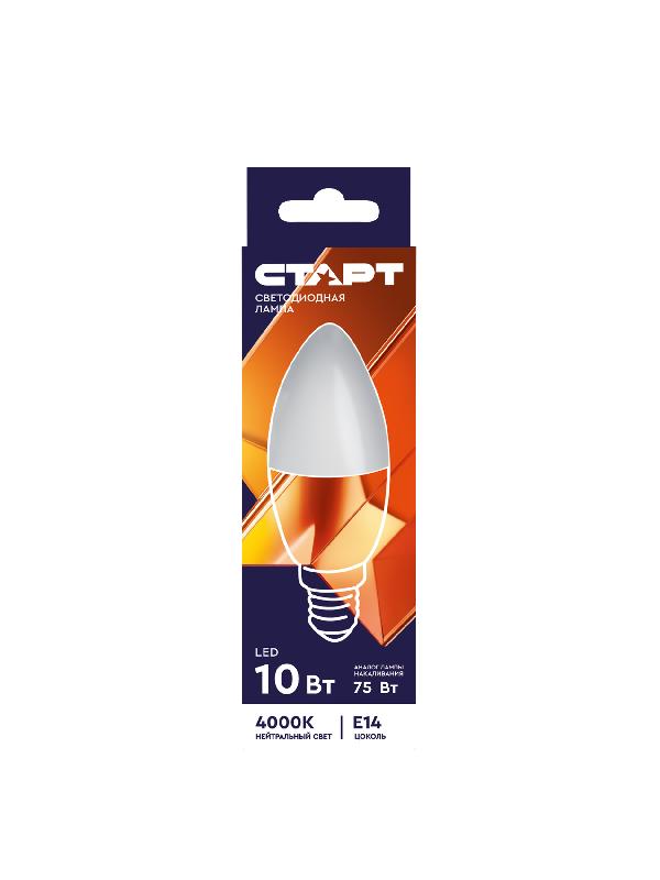 СТАРТ LEDCandleE14 10W 40  WS 10/100