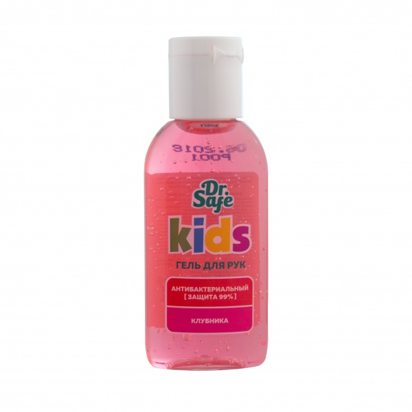 DR.SAFE гель д\рук клубника 60мл /20