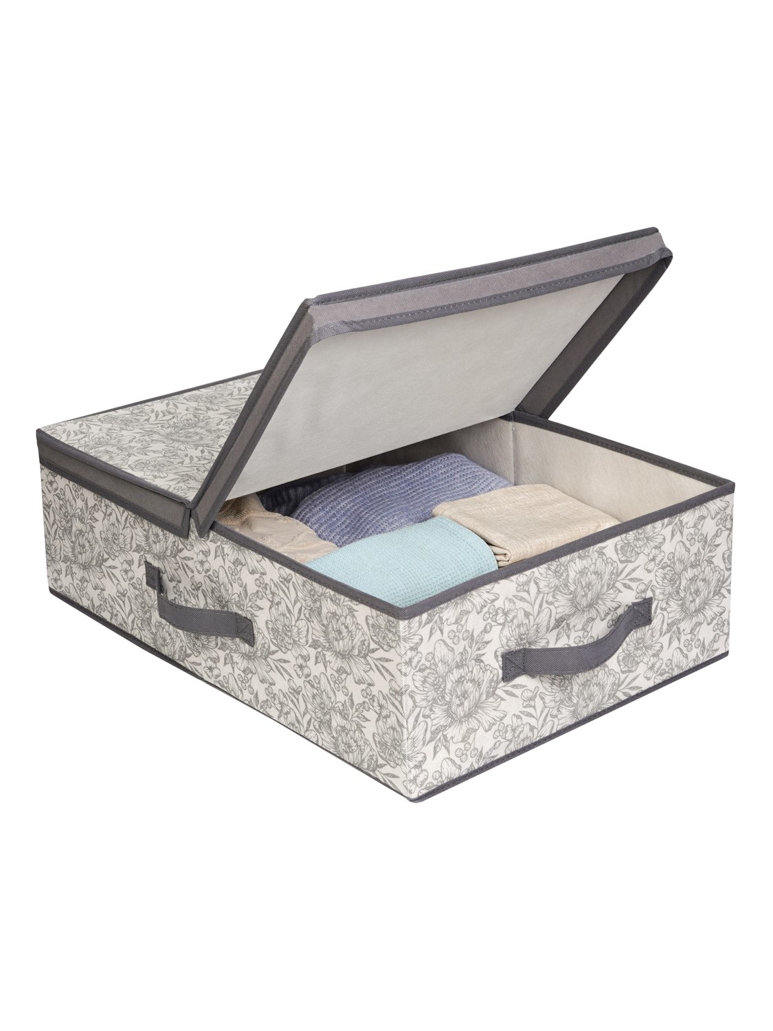 ЕГ Grey Flower Короб стеллажный 58х40х18 см - 12