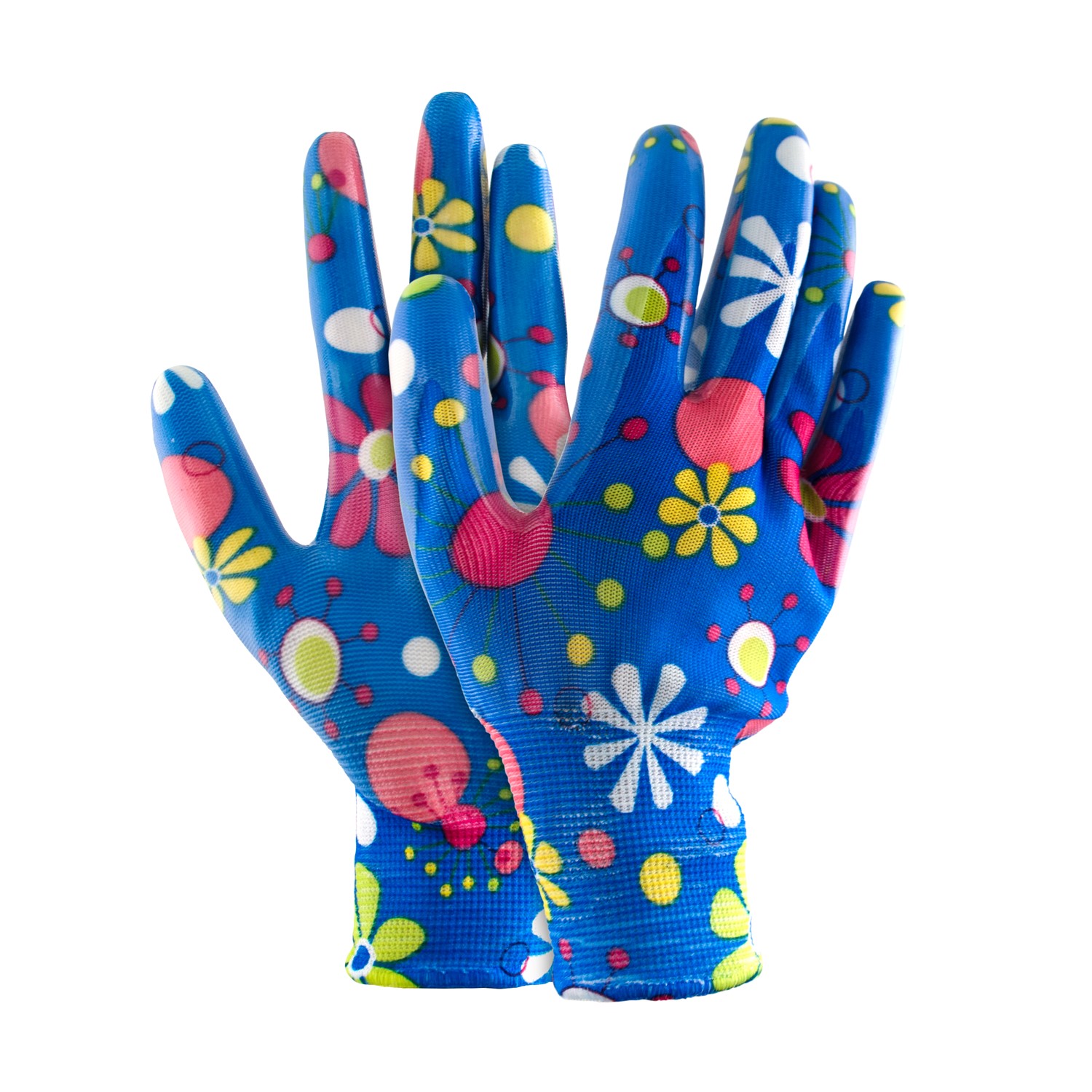 ЕГ Перчатки садовые нитрил голубой – 12/240