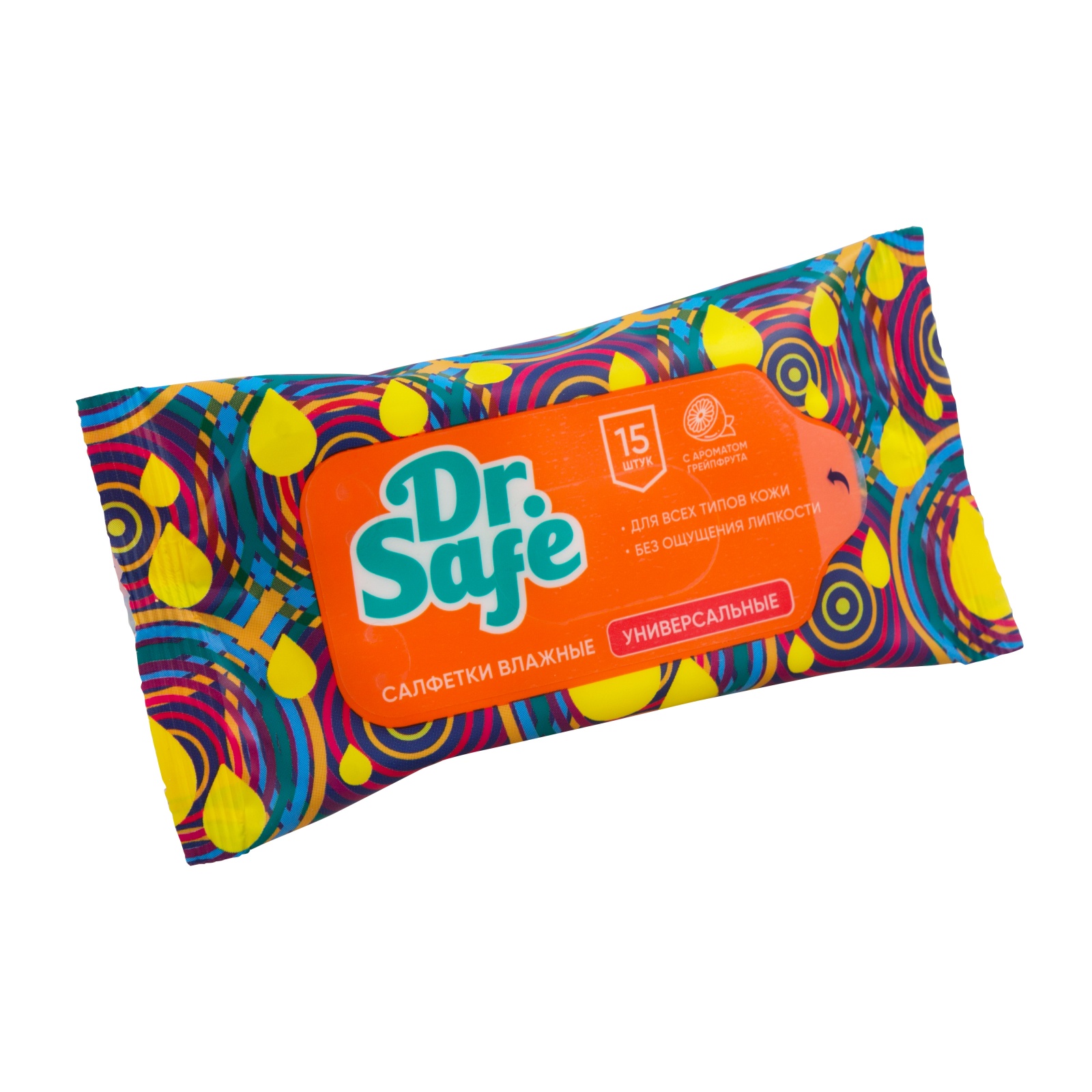 DR.SAFE набор 5 уп. салфеток грейп. 15 шт. -- OS 5/40