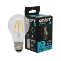 Лампа светодиодная СТАРТ LED F-GLS E27 7W 4000К