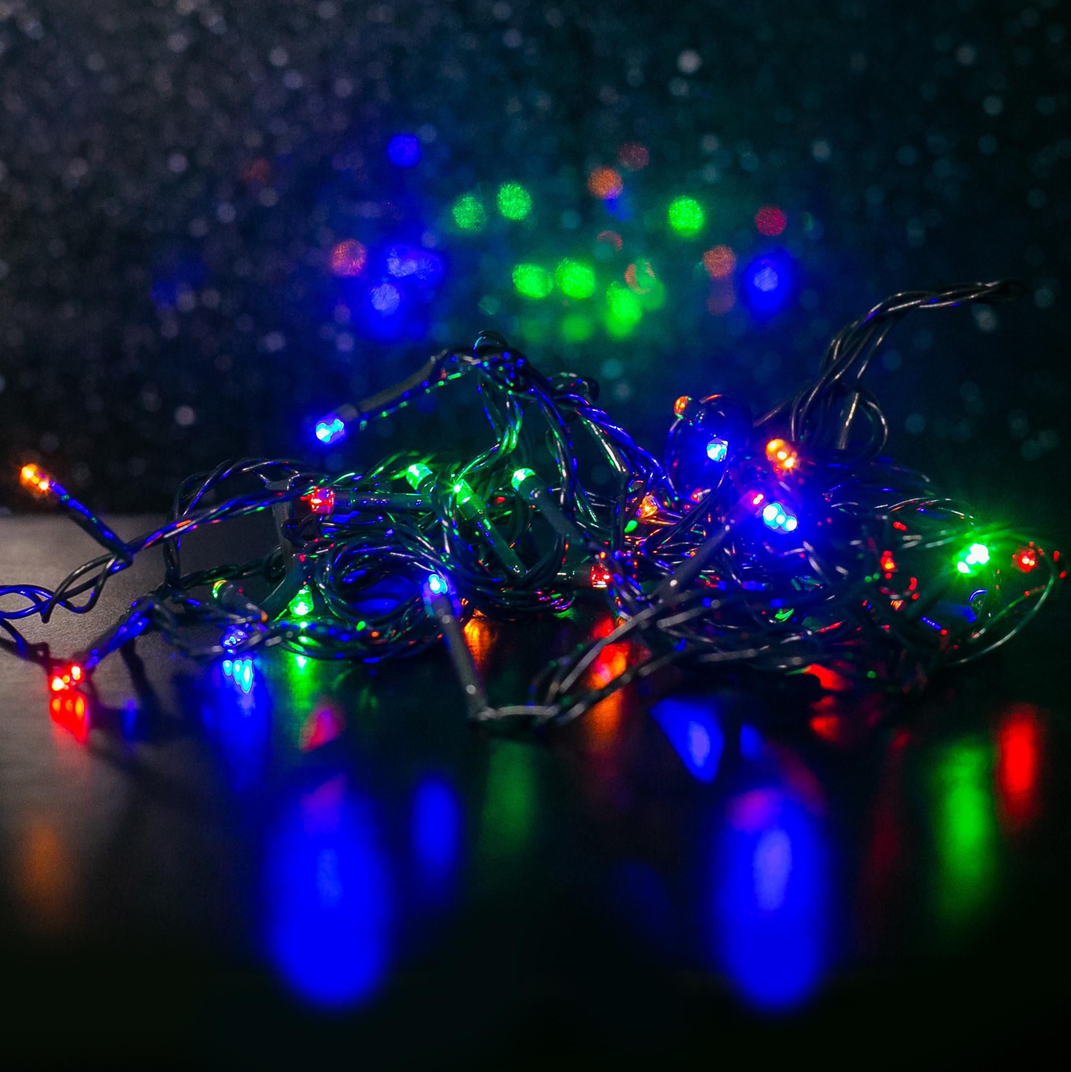 СТАРТ НГ 100Лед 220V 8 реж 4м нить --100