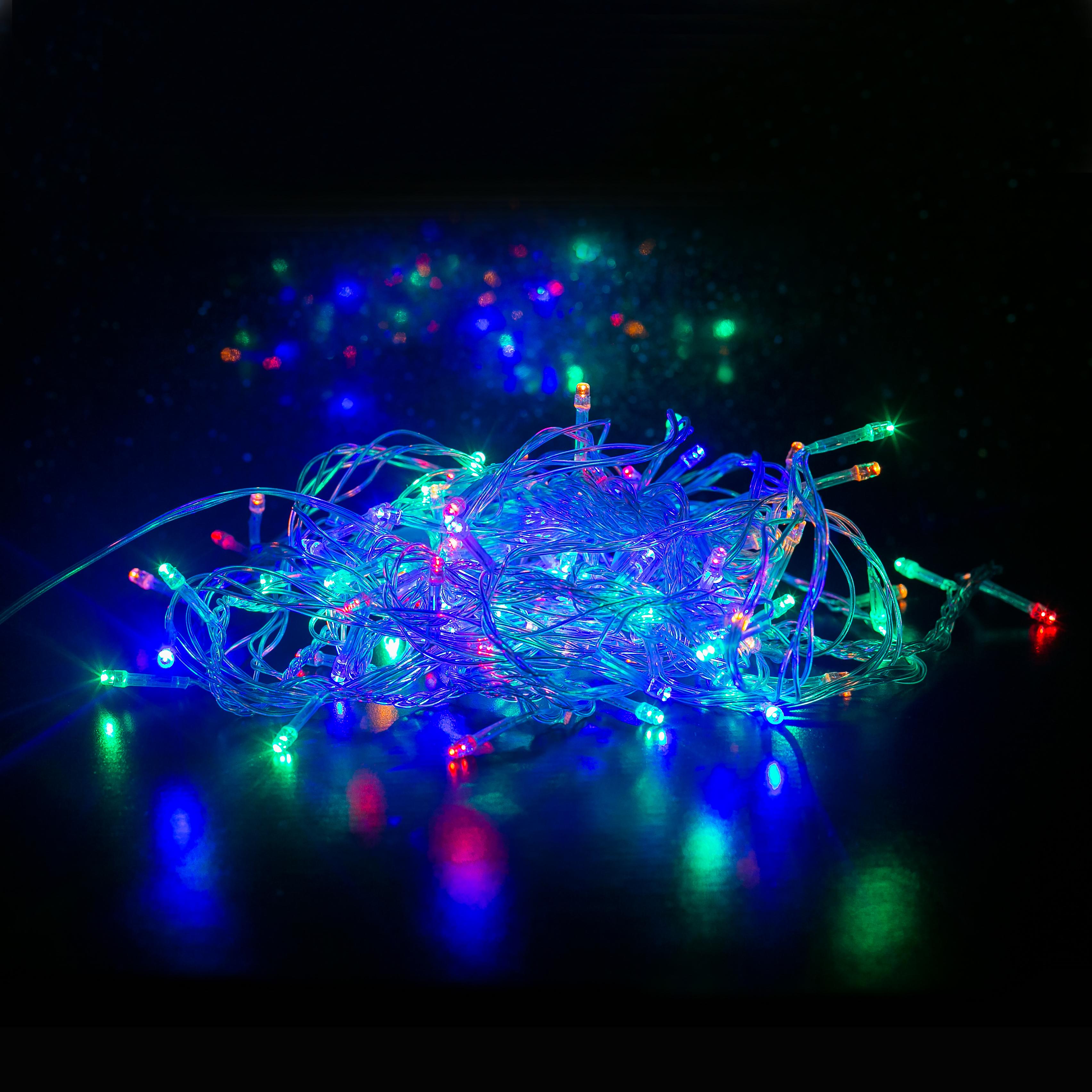 СТАРТ НГ 100Лед 220V 1 реж 10м нить --100