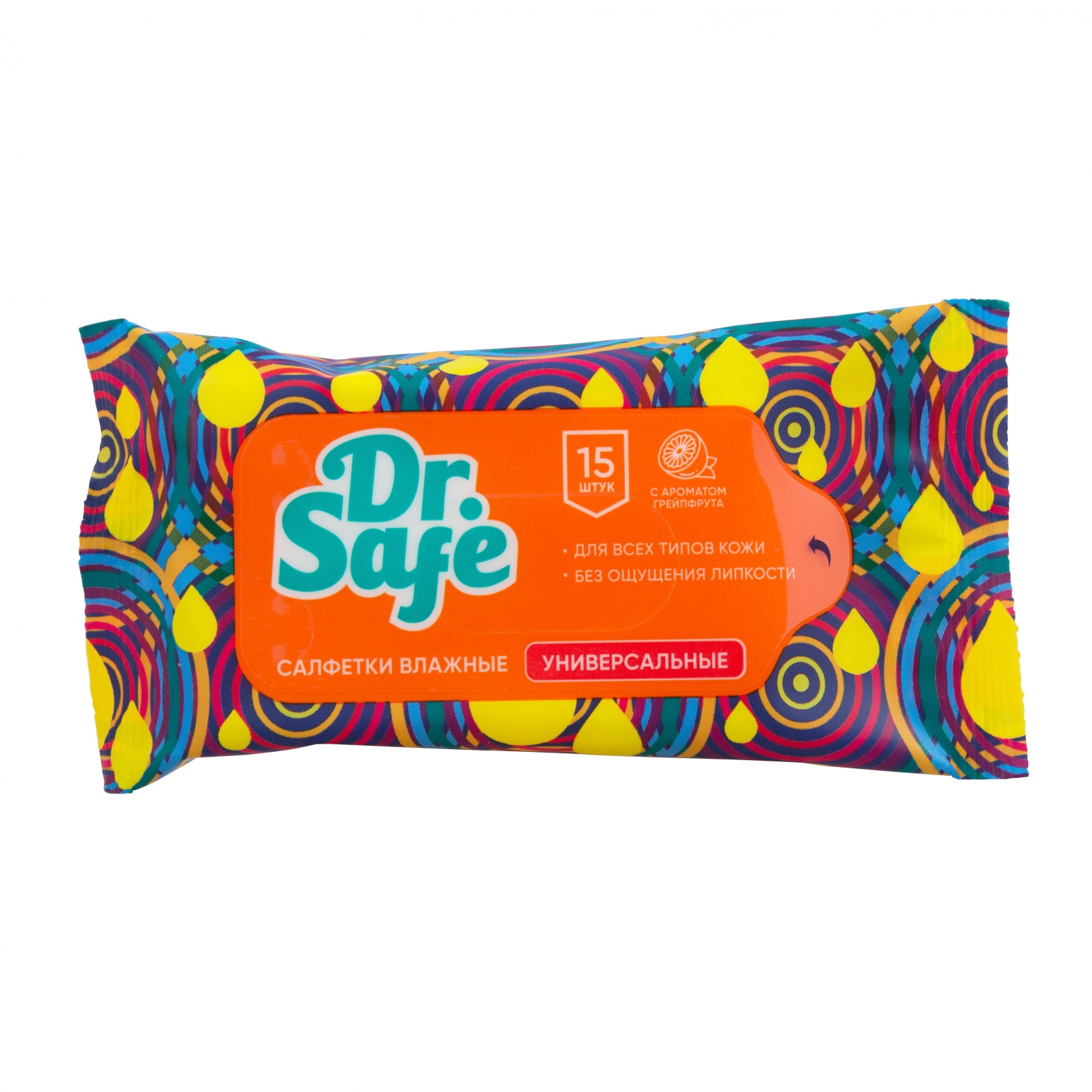 DR.SAFE набор 5 уп. салфеток грейп. 15 шт. -- OS 5/40