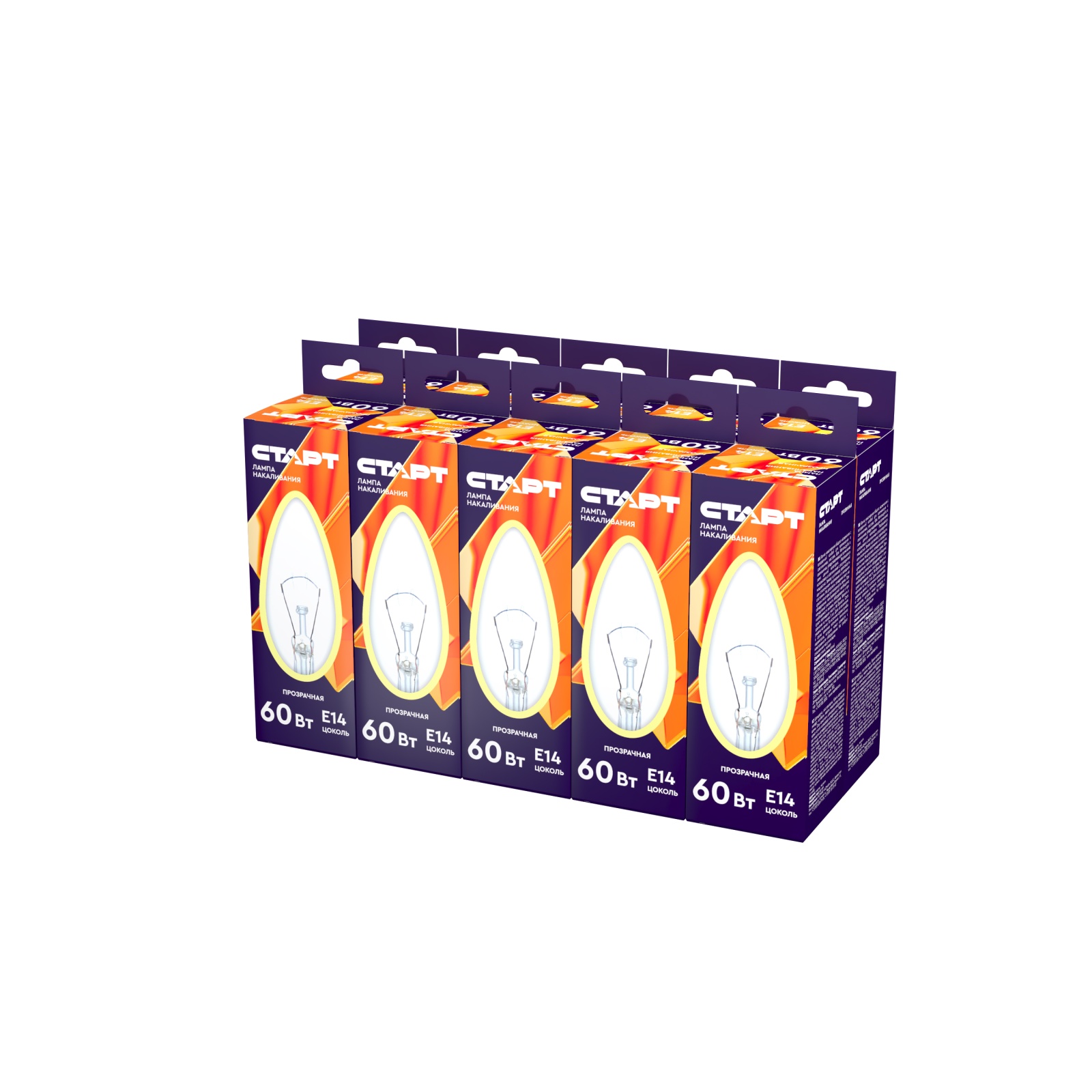СТАРТ ДС 60Вт Е14  -100