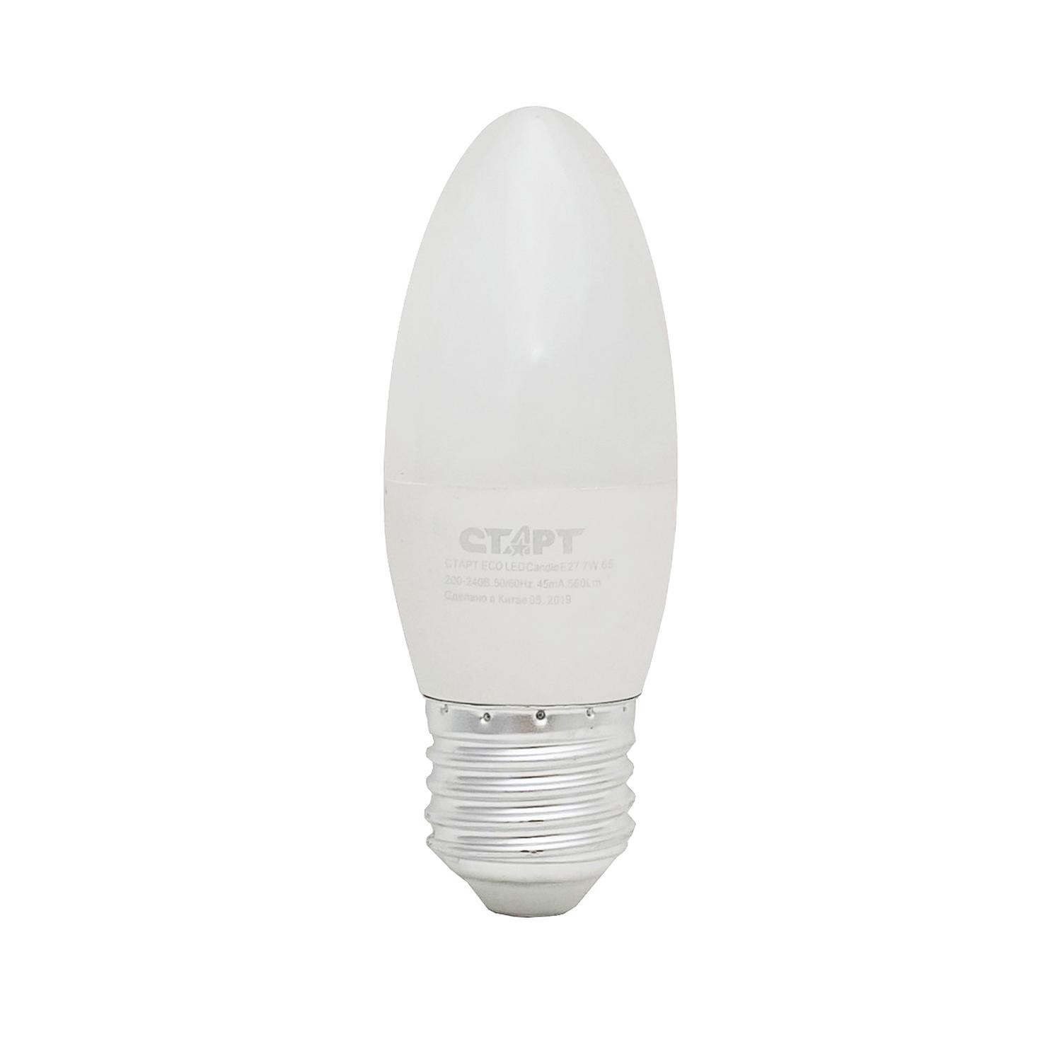 СТАРТ ECO LEDCandleE27 7W 65 10/100