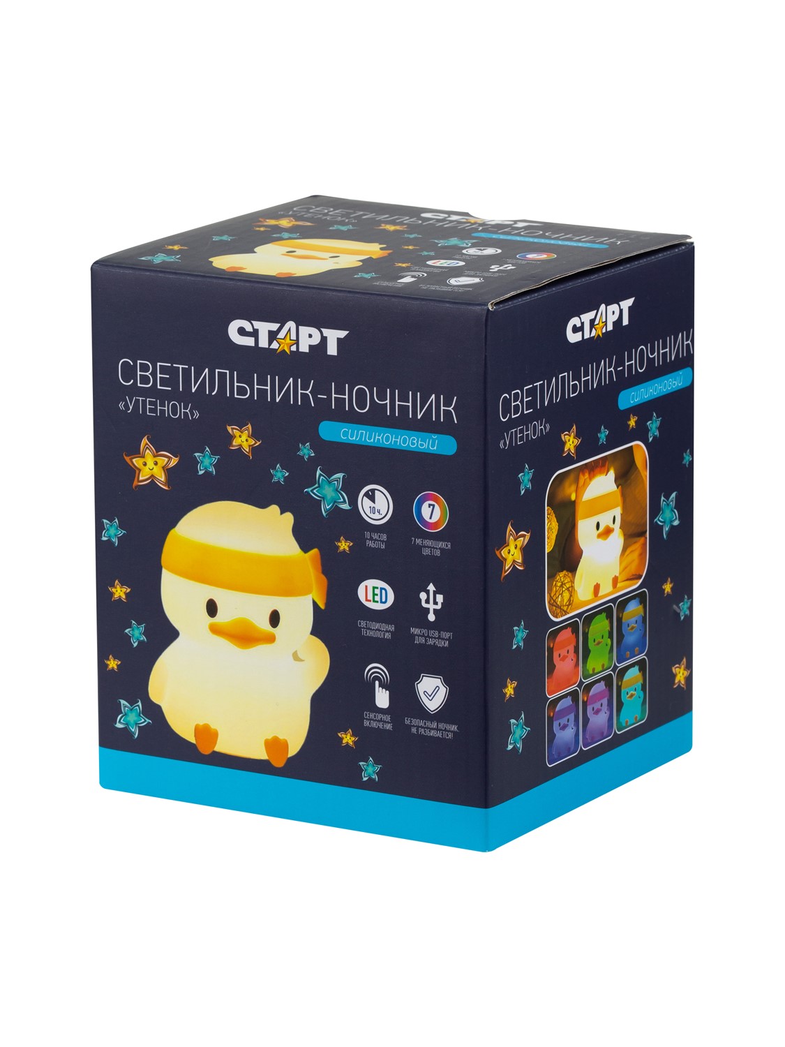 СТАРТ Ночник утенок 25/50