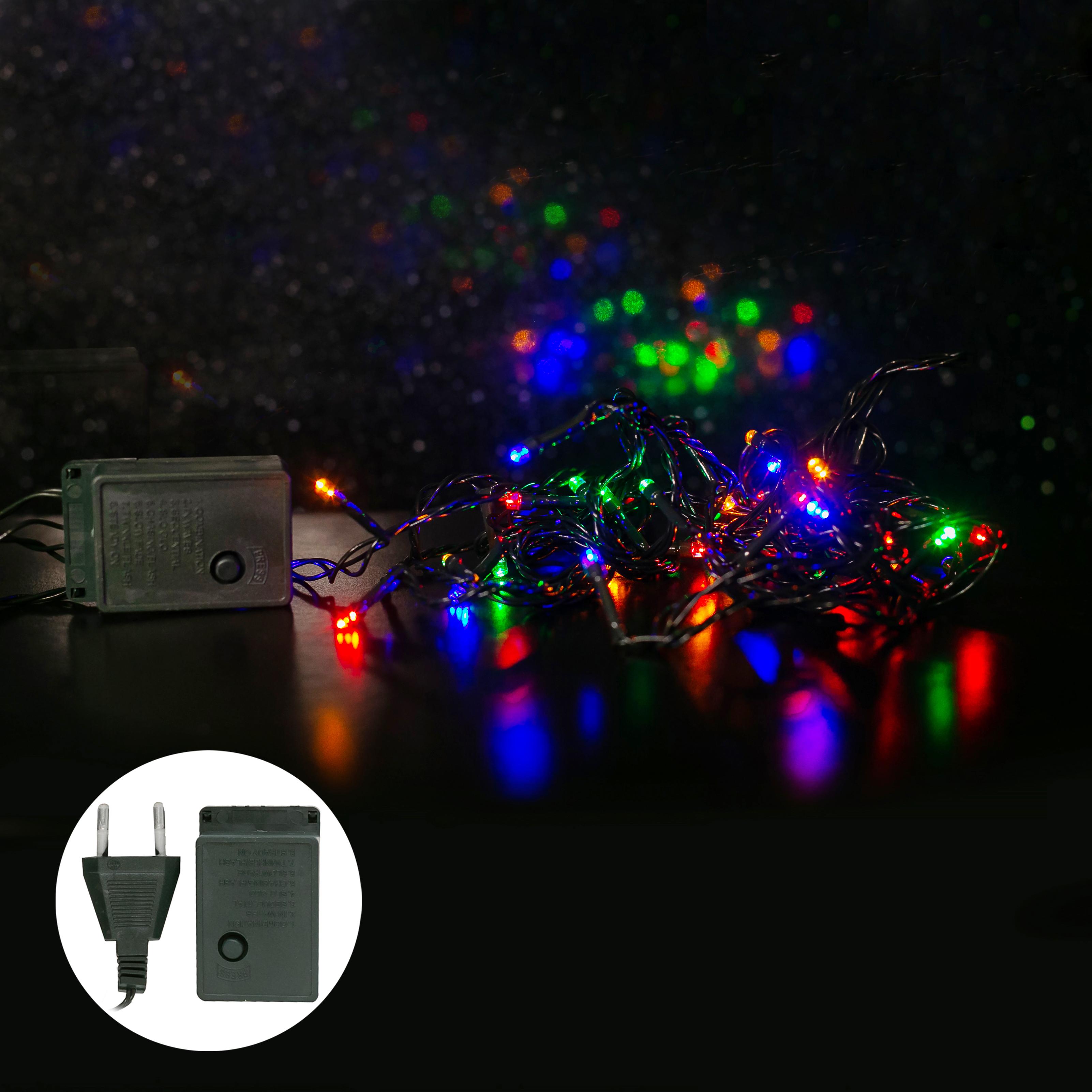 СТАРТ НГ 50LED 220V 8 реж 2м нить --100