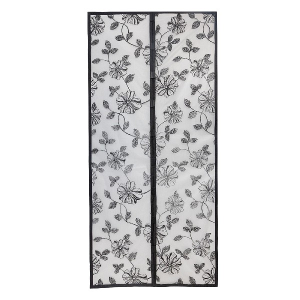 ЕГ москитная сетка Цветок флок черный /40