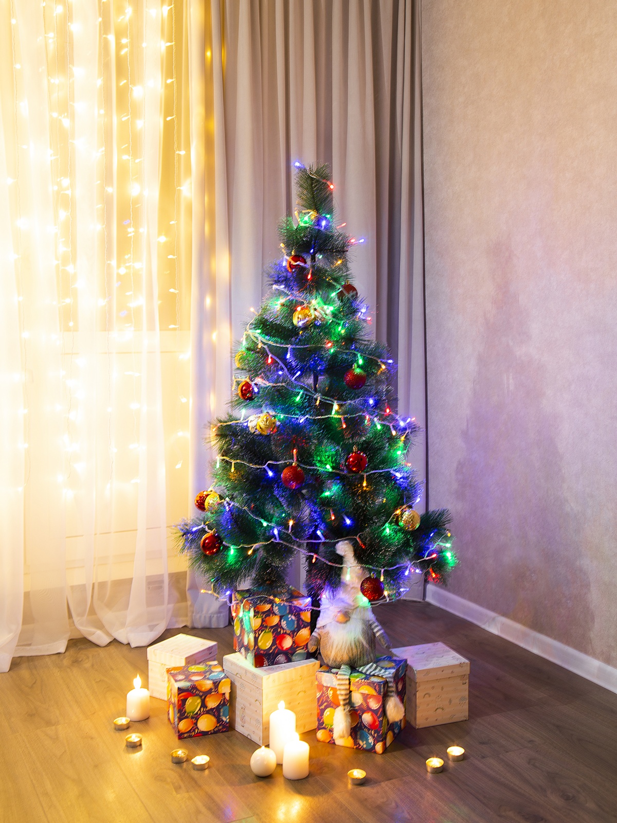 СТАРТ НГ 200LED 220V 8 реж 20м нить мульти  - 24