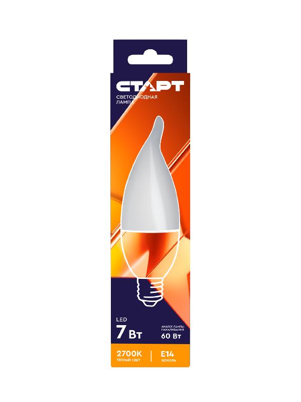 СТАРТ LEDFlameE14 7W 30  WS 10/100