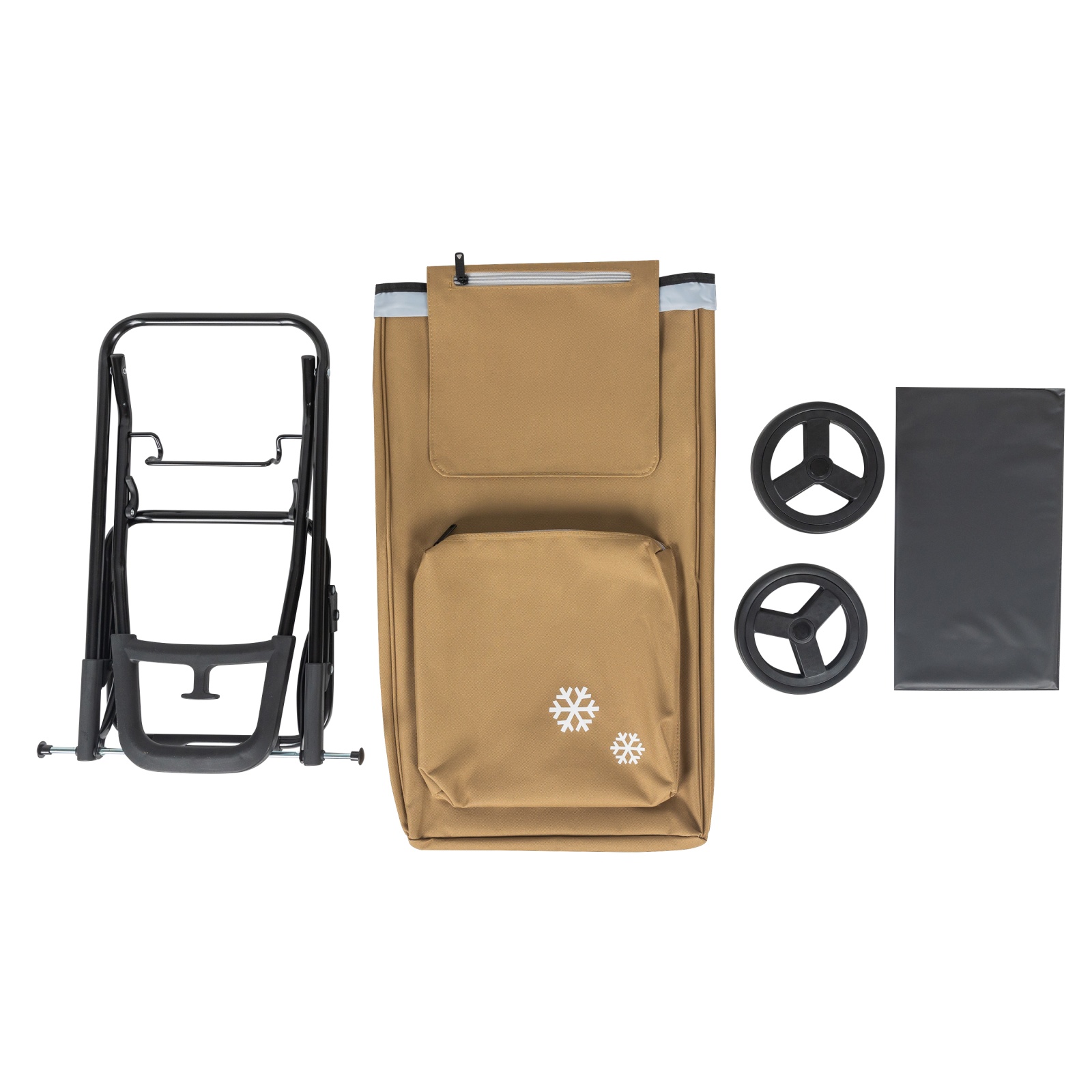 ЕГ Сумка-тележка Мэри коричневый - 8