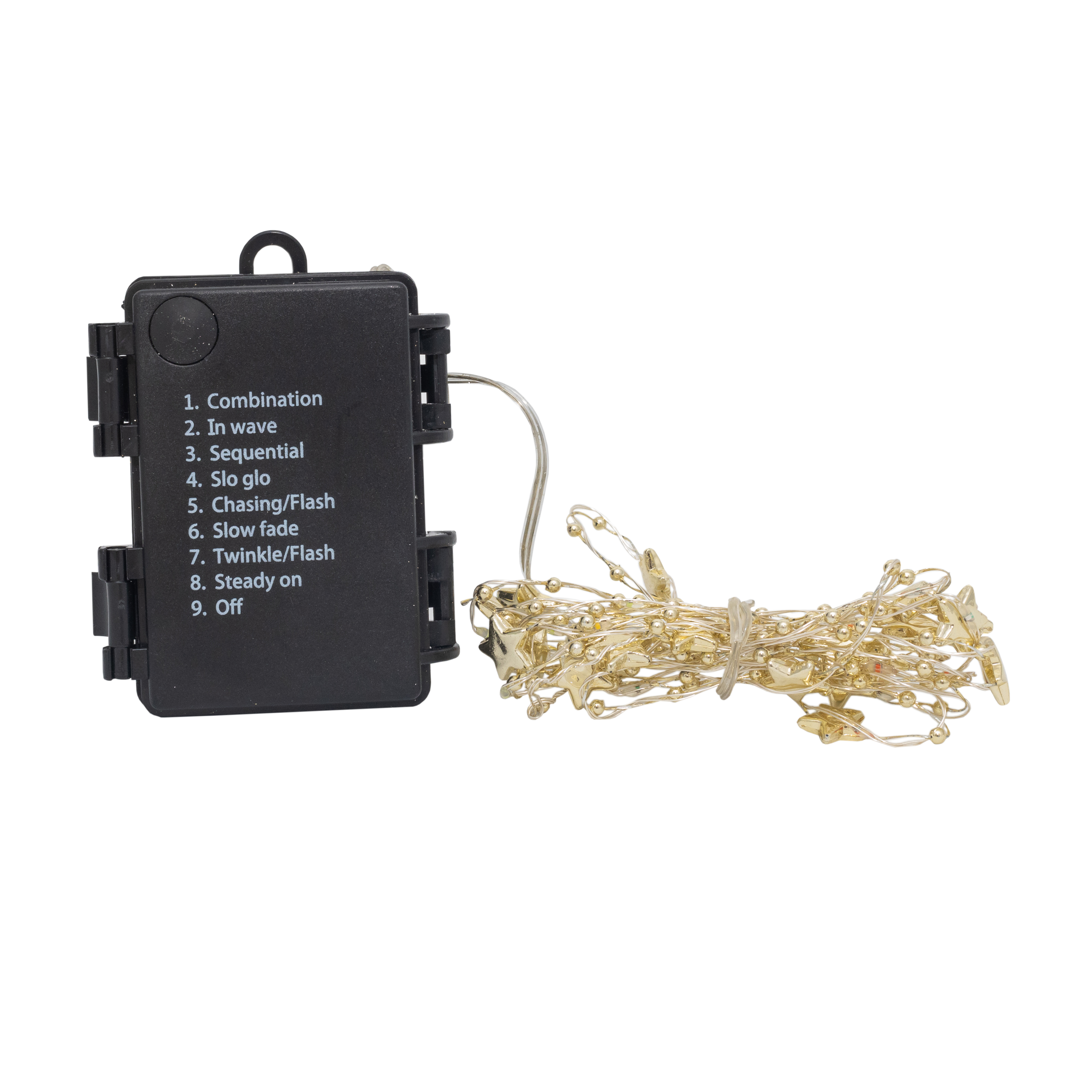 СТАРТ НГ 20 LED 8 реж 3АА 2,3 м бусы звезды 24/96