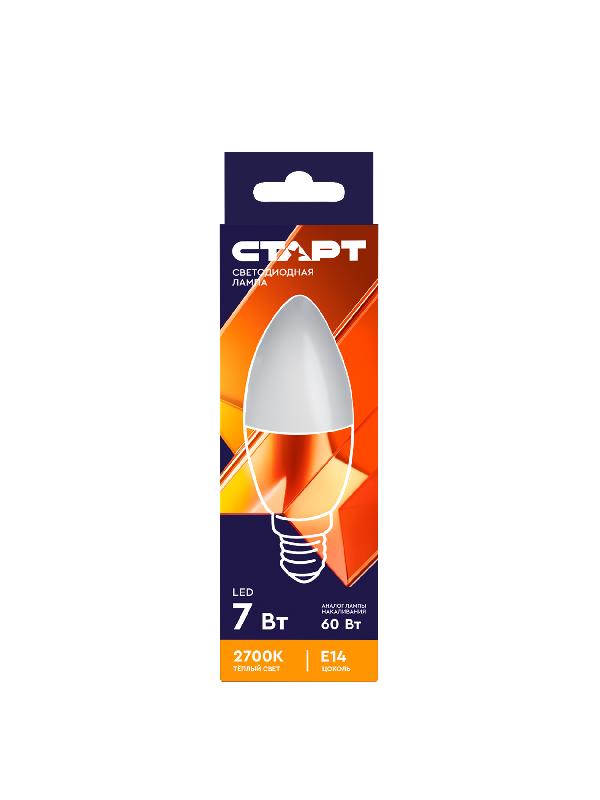 СТАРТ LEDCandleE14 7W 30  WS 10/100