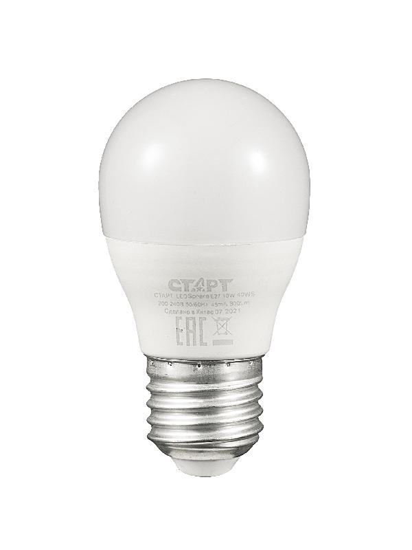 СТАРТ LEDSphereE27 10W 40  WS 10/100