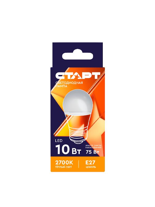 СТАРТ LEDSphereE27 10W 30  WS 10/100