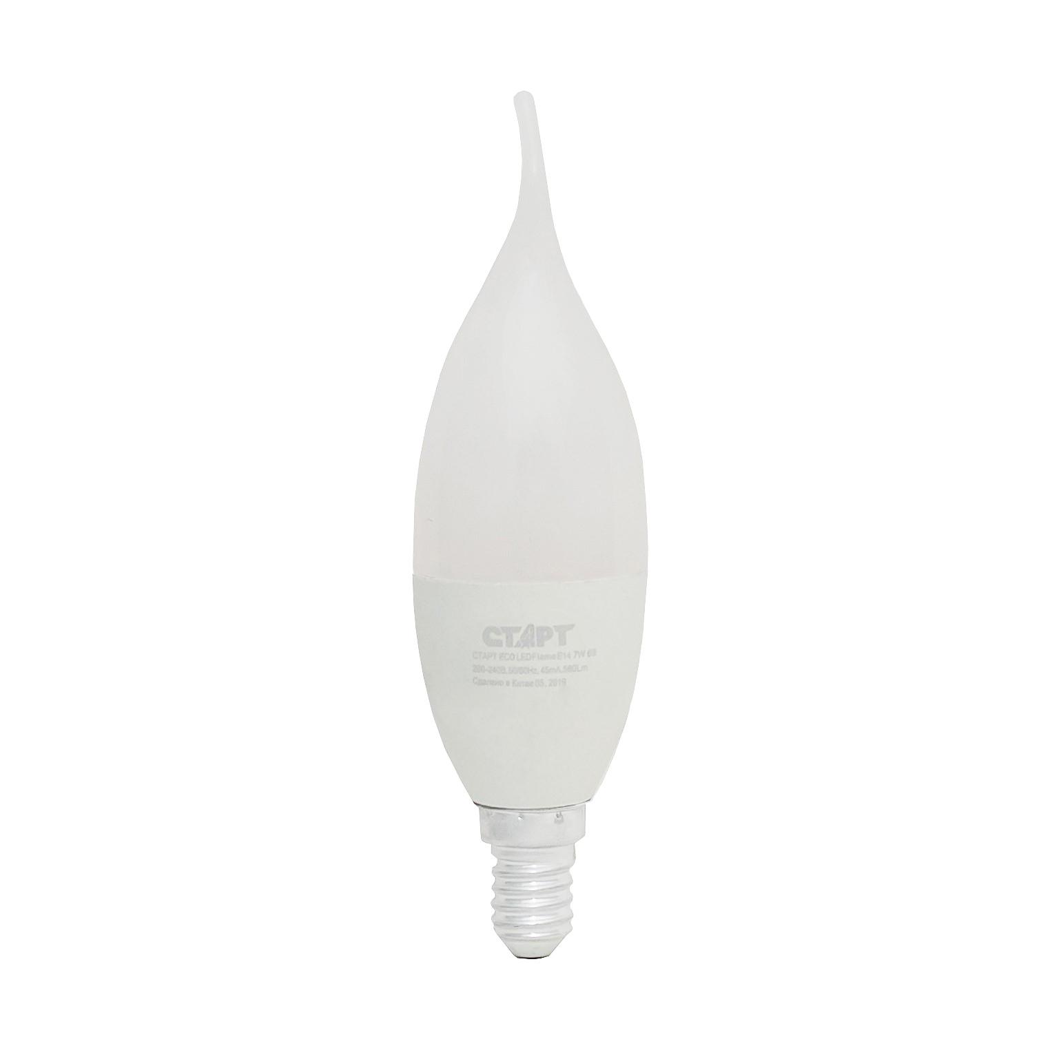 СТАРТ ECO LEDFlameE14 7W 65 10/100