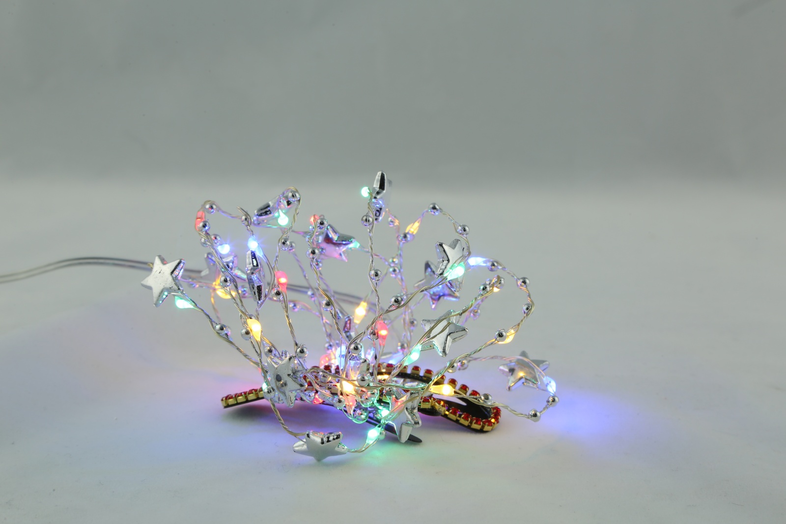 СТАРТ НГ 20 LED 8 реж 3АА 2,3 м бусы звезды 24/96