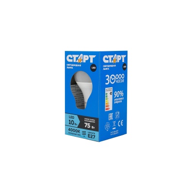 Лампа светодиодная СТАРТ LED GLS E27 10W 4000К 