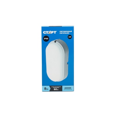 Светильник СТАРТ BL 8W Oval 4000K