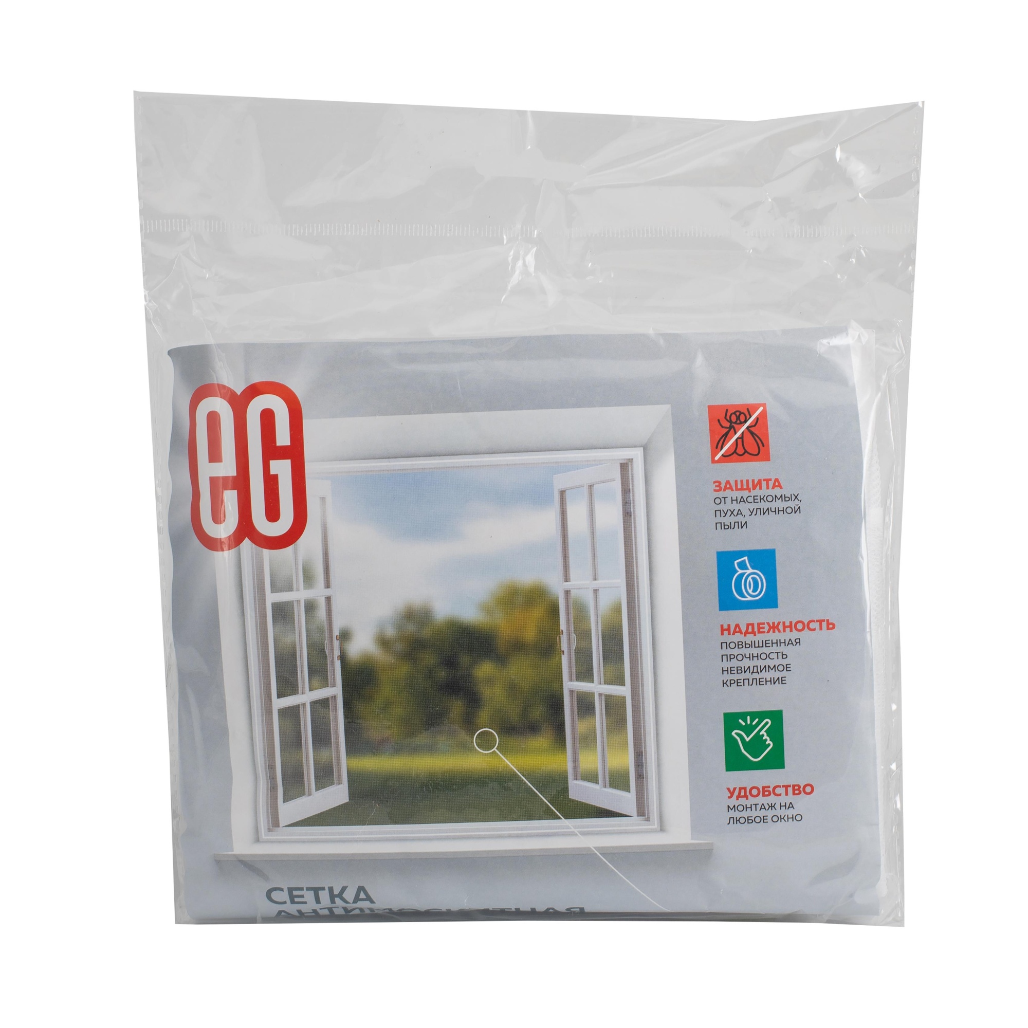 ЕГ москитная сетка белая окно 130Х130 /40