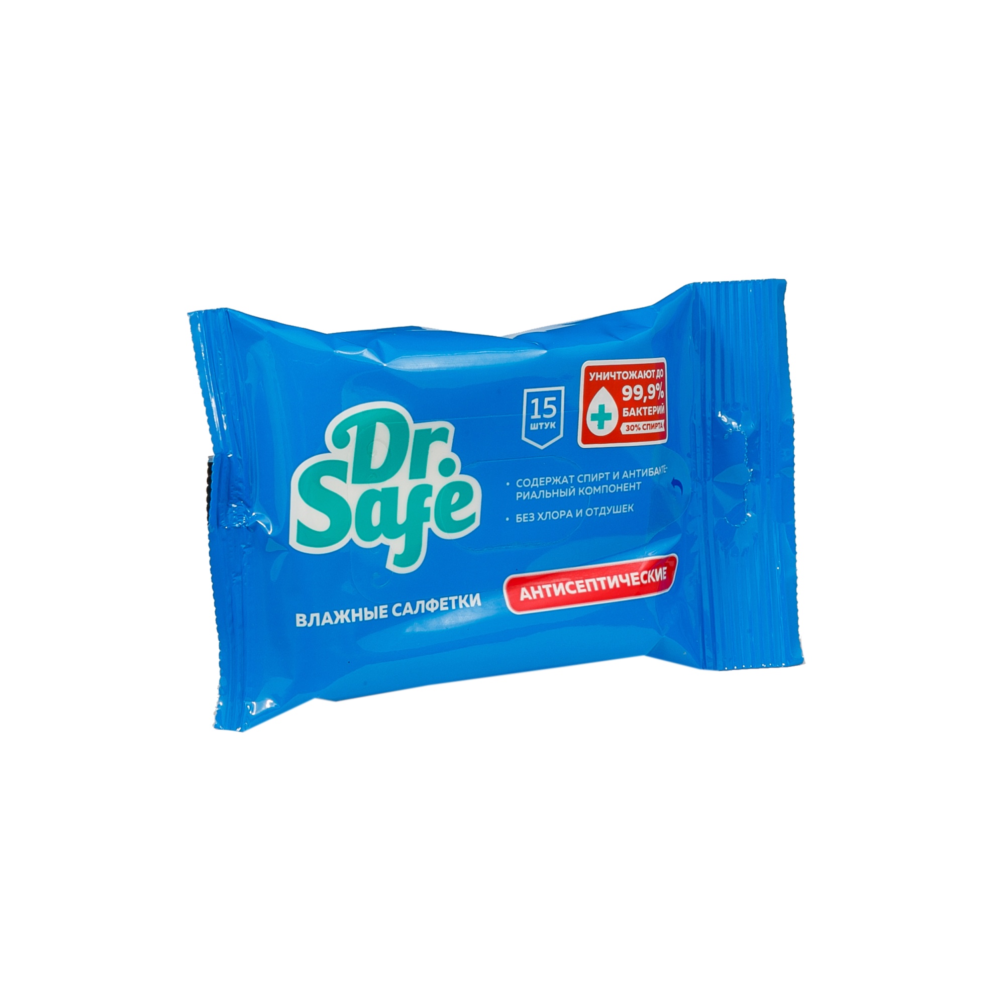 DR.SAFE салфетки д\рук без запаха --30