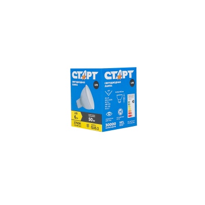 Лампа светодиодная СТАРТ LED JCDR GU5.3 6W 2700К