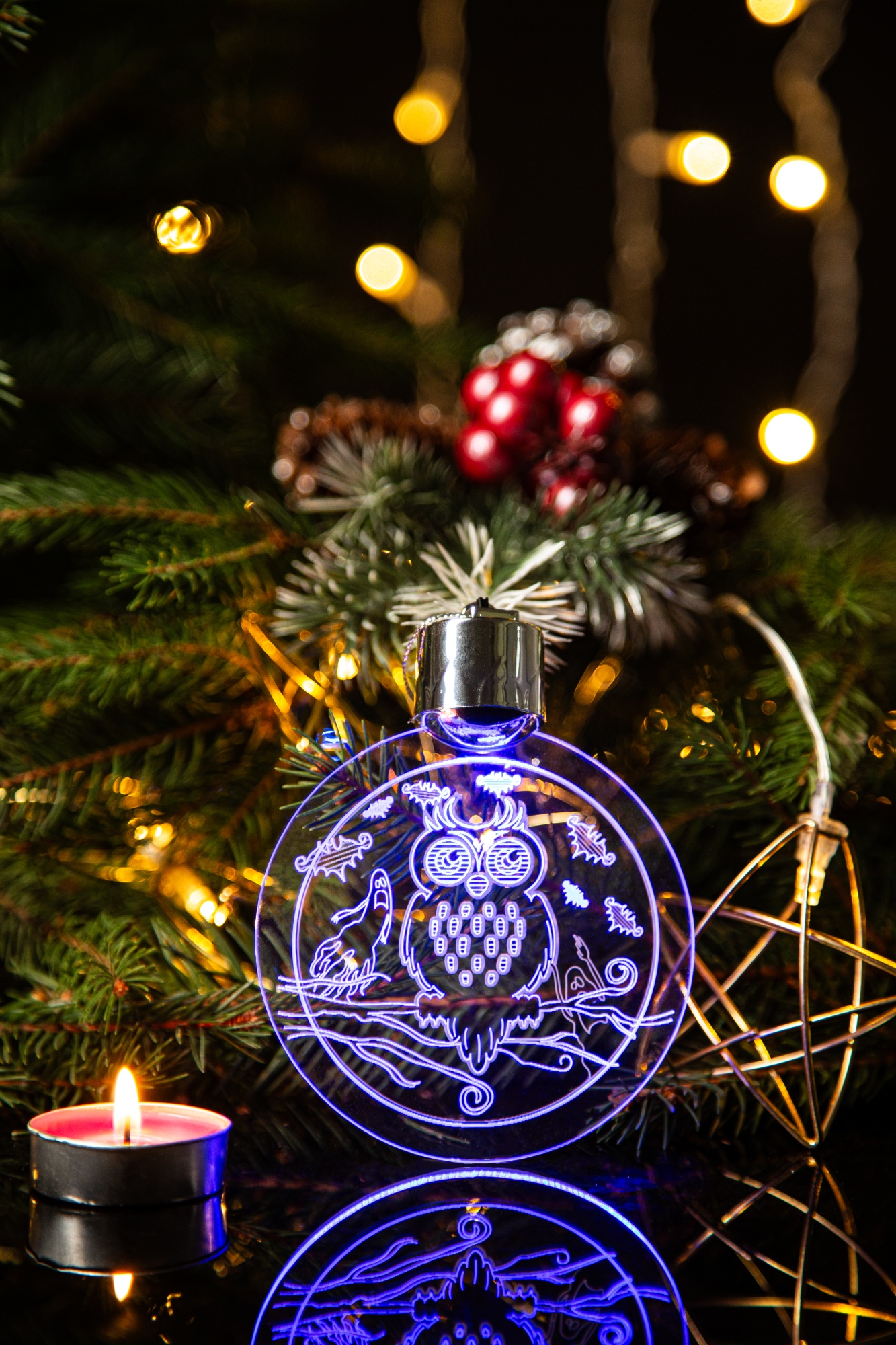 СТАРТ НГ 2LED 3D Сова 24/96