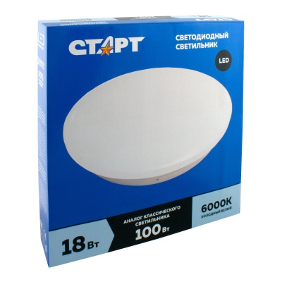 Светильник СТАРТ CL 18W Round 6000K