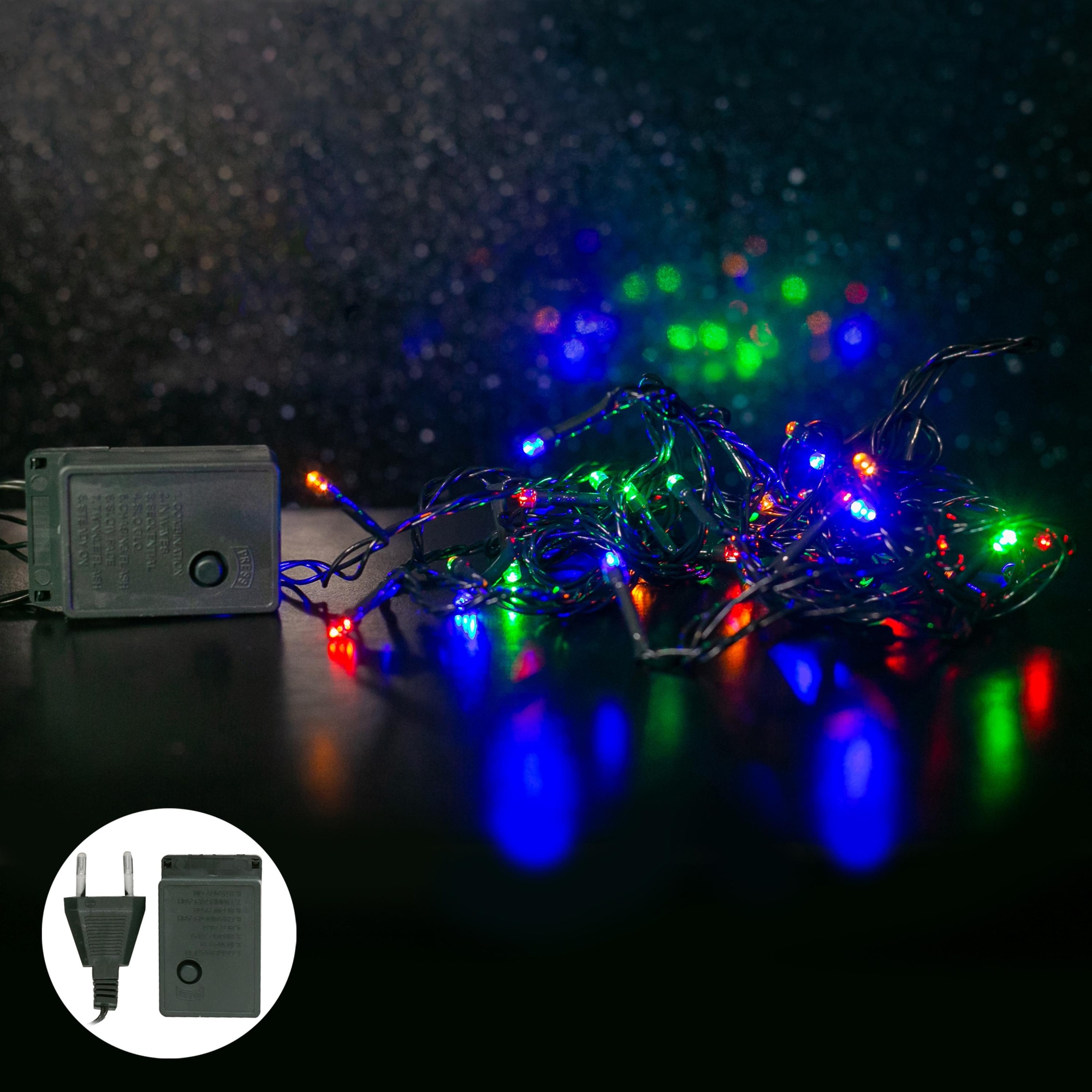 СТАРТ НГ 40LED 220V 1 реж 4м нить --100