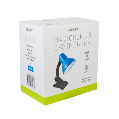 Настольный светильник СТАРТ CT03 Е27 синий